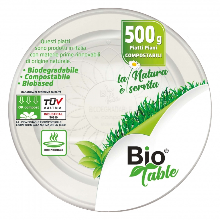 BIO TABLE PIATTO PIANO gr.500
